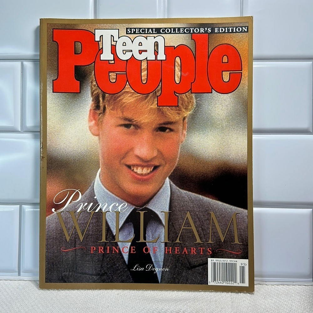 TEEN People Special Collector’s Edition Prince William Prince of Hearts Dec 1998
